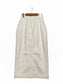 [2 colors] Front Pocket Washer Jacquard Double Zip Skirt