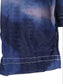 Tie Dye Sheer Top - Navy