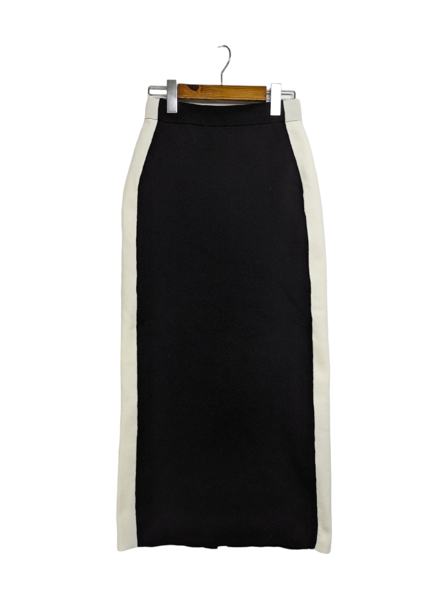 [2 colors] Side Line Knit Skirt