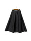 Ribbon design flared skirt