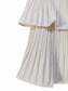 [2 colors] Pleated Frilled Tiered Skirt