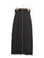 [2 colors] Double Zipper Marbelt Skirt