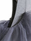 [3 colors] Tulle Design Sleeveless Cut & Sewn