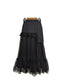 Nylon and Tulle Cargo Skirt