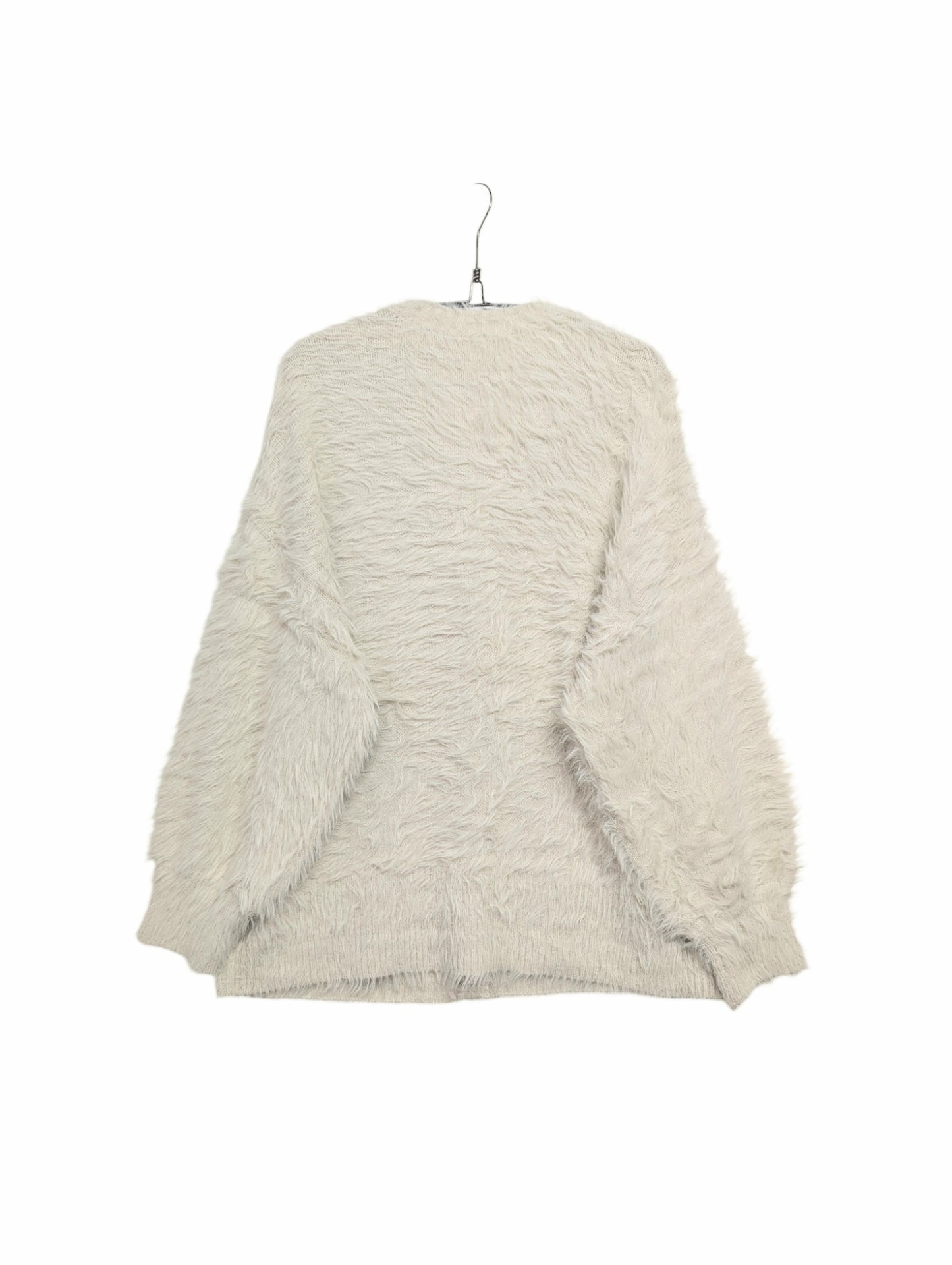 [3 colors] Shaggy Knit Cardigan