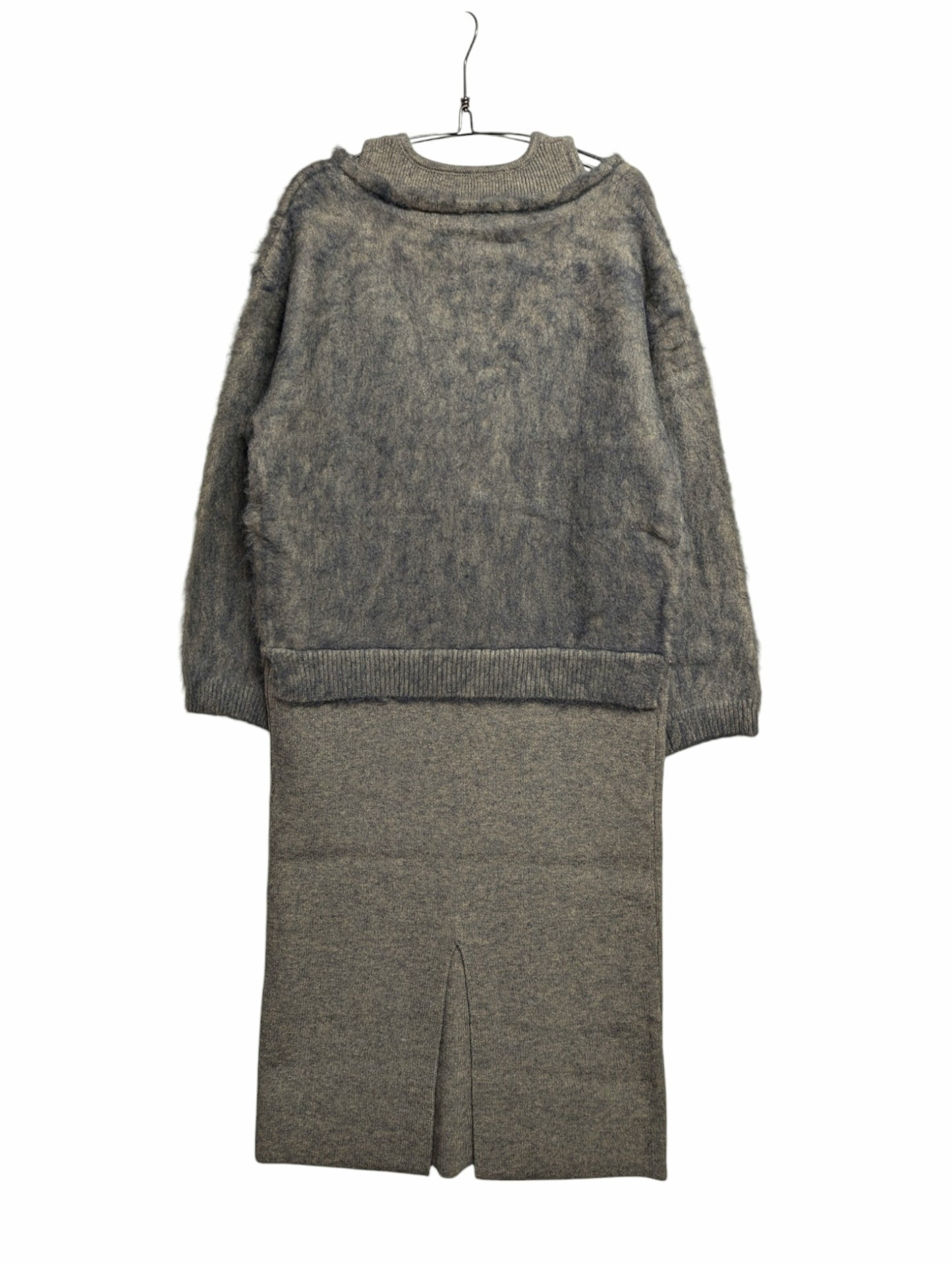 Layered Design Knit Dress