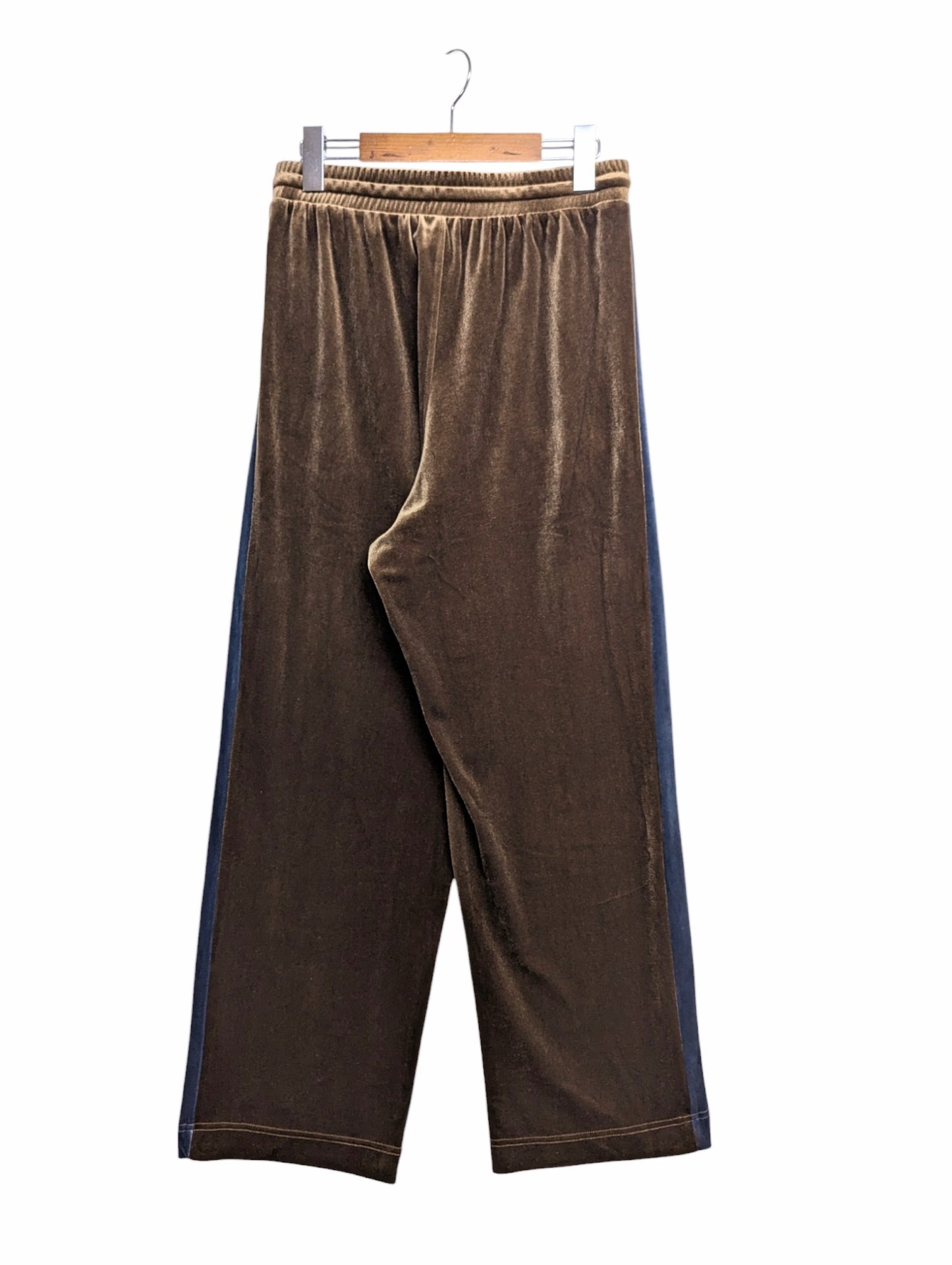 [2 colors] Velour line pants