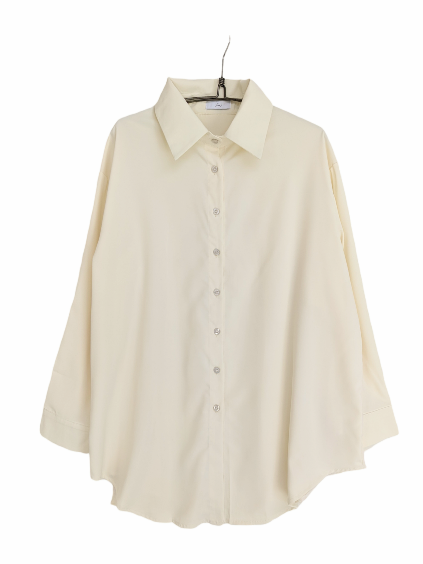 [2 Colors] Back Pleated Fly Yoke Blouse
