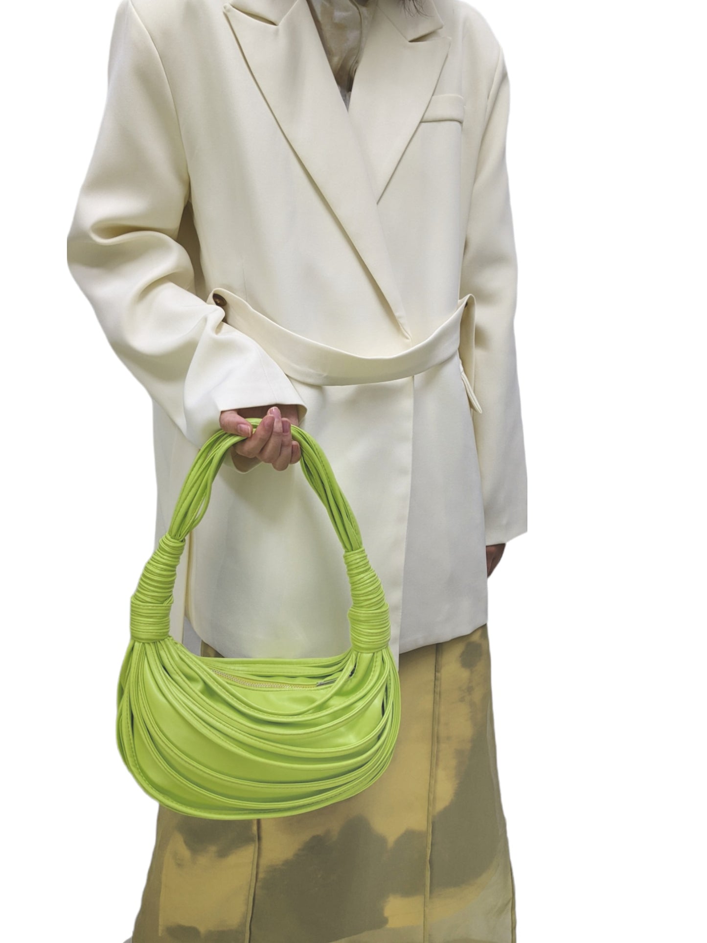 Bundle string bag - green