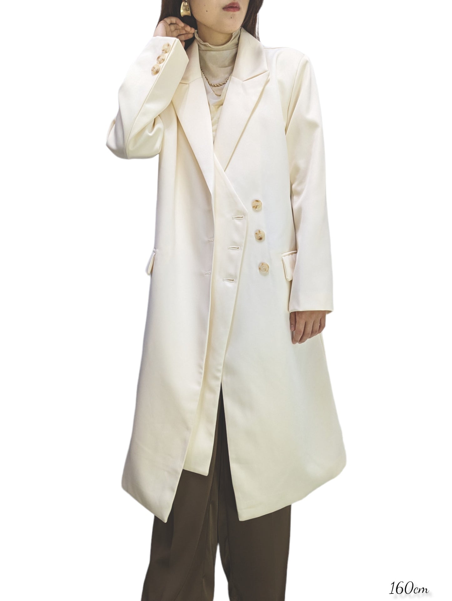 [2 colors] Layered Double Coat