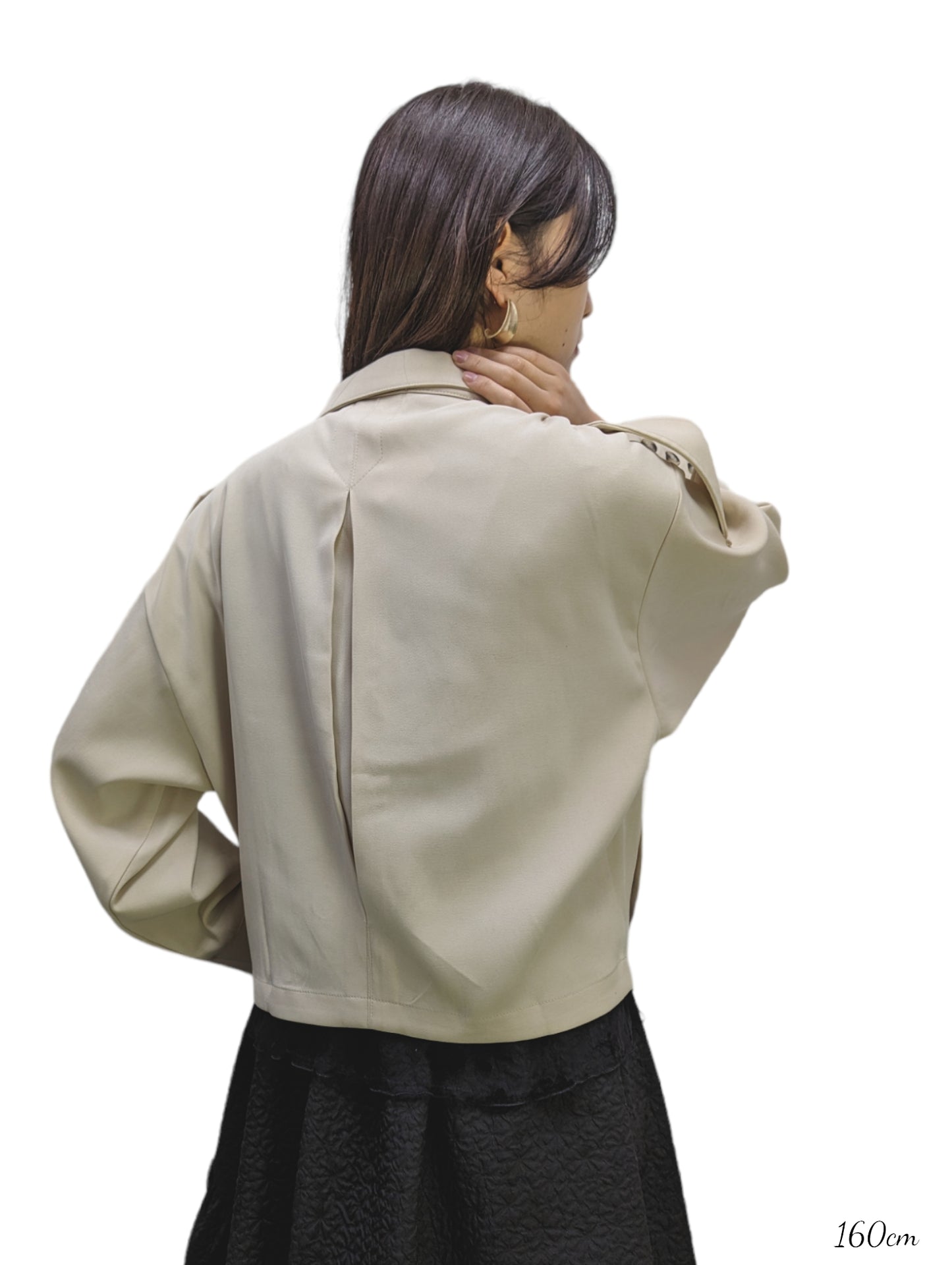 Short length shaped double jacket